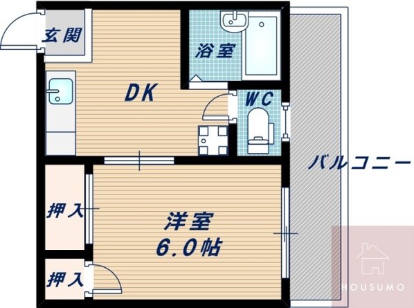 輝サンライフの物件間取画像